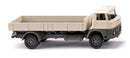 PREORDER Wiking HO 41703 1961-1965 Henschel HS 14/16 Low-Side Truck, Assembled, Beige, Brown
