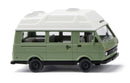Wiking HO 26901 1975-1996 Volkswagen LT 28 Camper Van, Assembled, Green, White