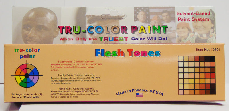 Tru-Color Paint 10901 Flesh Tones Paint Set (6-Pack of 1oz Bottles)