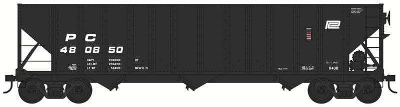 PREORDER Bowser HO 44039 100 Ton Hopper, Penn Central H43D