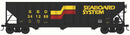 PREORDER Bowser HO 44054 100 Ton Hopper, Seaboard System