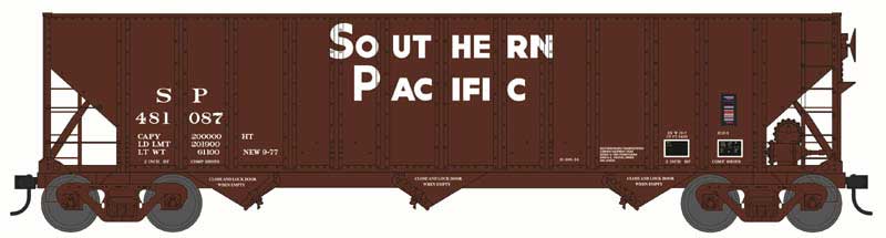 PREORDER Bowser HO 44059 100 Ton Hopper, Southern Pacific H-100-34