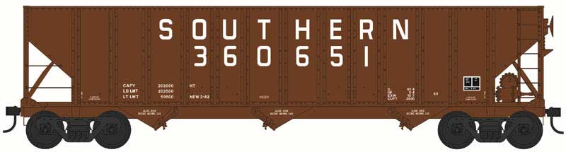 PREORDER Bowser HO 44063 100 Ton Hopper, Southern