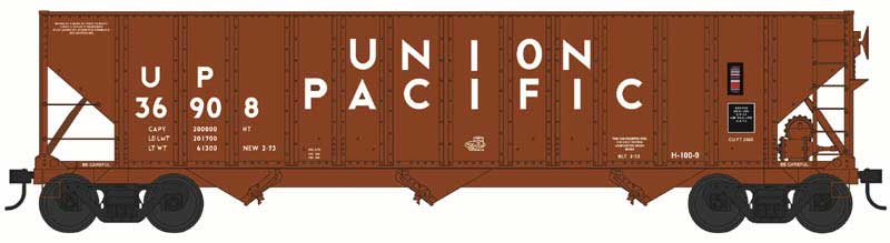 PREORDER Bowser HO 44067 100 Ton Hopper, Union Pacific H-100-9