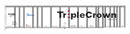 PREORDER Bowser HO RoadRailer, Triple Crown TCSZ Platewall NS/CR