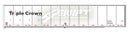 PREORDER Bowser HO RoadRailer, Triple Crown DuraPlate ex-Swift