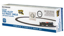 Bachmann Trains HO 44214 Track Circle with Speed Controller Set with Steel Alloy Rail, E-Z Track, Black Roadbed