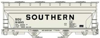 Accurail Inc 2213 ACF 2-Bay Covered Hopper - Kit -- Southern Railway, HO