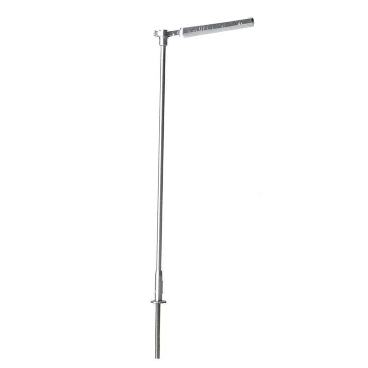 Atlas 70000171 HO SCALE SINGLE ARM PARKING LOT LIGHT, GRAY, WARM LED (3-PACK)