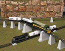 Atlas HO 80 Over-N-Under 47-Piece Pier Set