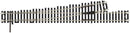 Atlas HO 393 Code 100 Mark V Turnout, Customline, No. 6 Left