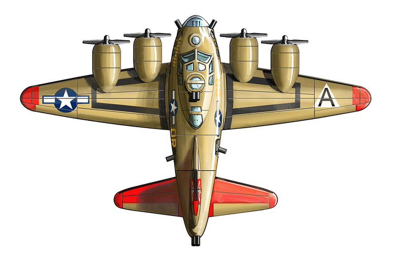 Meng-Model mPlane-001 BOEING B-17G FLYING FORTRESS BOMBER