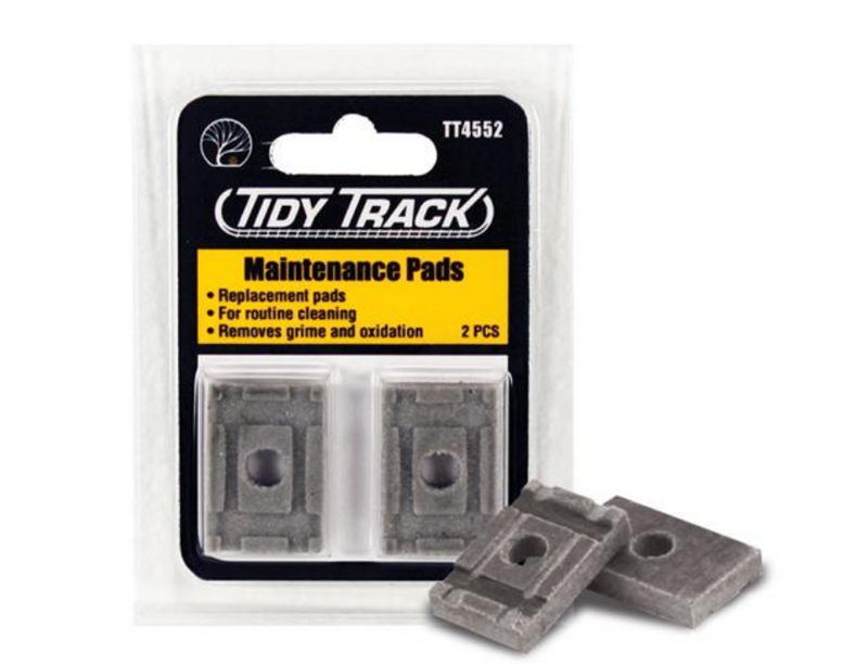 Woodland Scenics TT4552 Tidy Track Maintenance  Replacement Pads For Rail Tracker, HO/N Scale