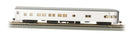 Bachmann Trains HO 14308 85' Smooth-Side Observation with Lights, Painted, Unlettered (aluminum)