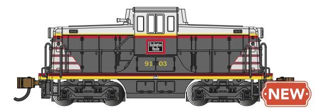 PREORDER Bachmann 68251 N GE 44-Tonner - DCC -- Chicago, Burlington & Quincy