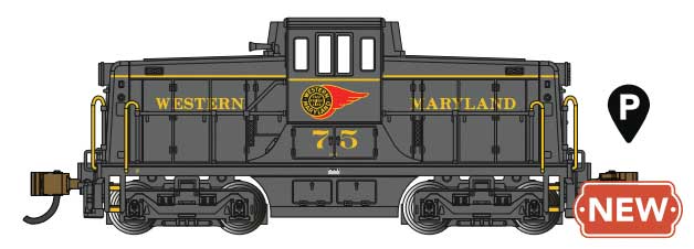 PREORDER Bachmann 68254 N GE 44-Tonner - DCC -- Western Maryland