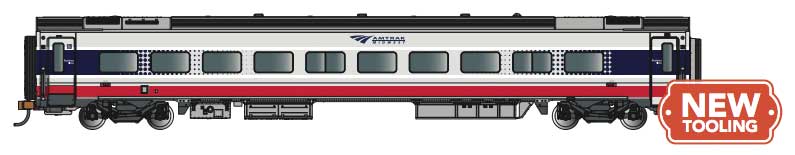 PREORDER Bachmann 74513 HO Siemens Venture Coach - Amtrak Version - Ready to Run -- Amtrak Midwest