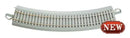 Bachmann HO 44703 E-Z Track with Concrete Ties 22" Radius Curved Track (4)