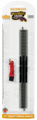 Bachmann N 44820 EZ Track 10" Straight Track Terminal Rerailer with Wire