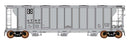 PREORDER Intermountain HO 449001 ACF 2927 Cu. Ft. Covered Hopper, Santa Fe (gray, black Square Logo)