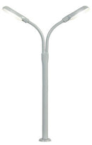 Viessmann Modellspielwaren N 6495 Double-Curved-Arm LED Streetlight, White