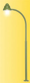 Viessmann Modellspielwaren 6729 Overhead Gas Lamp, Green Mast, Warm White LED