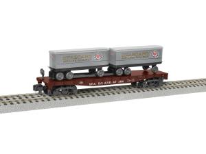 Lionel S 1919262 TOFC Flat Car, Seaboard System