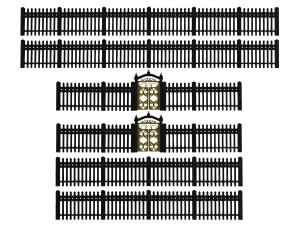 Lionel HO 2057140 Iron Fence, Black