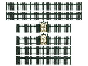 Lionel HO 2057150 Iron Fence, Green