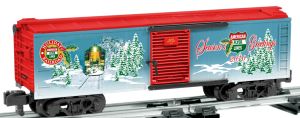 Lionel S 6-48384 American Flyer Box Car, Holiday 2010