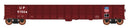 PREORDER Intermountain HO 4507002 52'6" Corrugated-Side Gondola, Value Line, Union Pacific (Boxcar Red)
