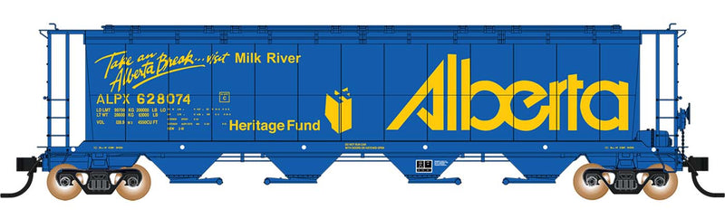 PREORDER Intermountain HO 45118 NSC 59' 4550 Cubic Foot Cylindrical Hopper with Trough Hatch, Alberta Take A Break ALPX