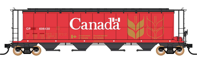 PREORDER Intermountain HO 45144-01 NSC 59' 4550 Cubic Foot Cylindrical Hopper with Trough Hatch, Canadian Pacific ex Red Canada