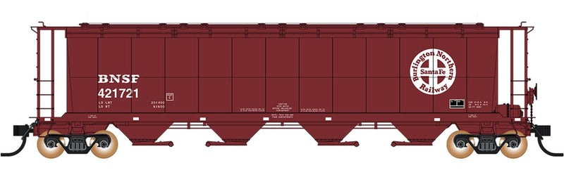 PREORDER Intermountain HO 45146 NSC 59' 4550 Cubic Foot Cylindrical Hopper with Trough Hatch, Burlington Northern Santa Fe