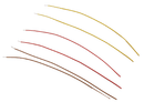 Detail Associates 1512 MU Jumper Cable Red, Brown & Yellow (6)