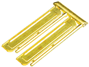 Detail Associates HO 101303 Brass Sunshades EMD Wide-Cab Diesels (2)