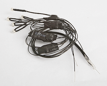 Evan Designs U13F Light, Universal Flashing LED 5/64" 1.8mm 7-19 Volt AC, DC, DCC 5-Pack, Red