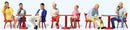 PREORDER Preiser HO 10807 Cafe Figure Set