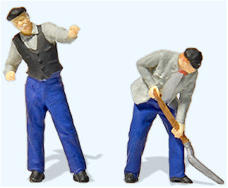 PREORDER Preiser HO 28276 Engine Driver & Fireman, Rhaetian