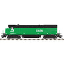 PREORDER Atlas HO 10004704 GE B30-7 Low Nose, Master Silver Locomotive Burlington Northern