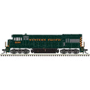 PREORDER Atlas HO 10004920 GE U23B, Master Silver Locomotive Western Pacific