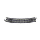 Atlas N G2416 Code 65 Curved Track with Gray Ballast, True Track, 1/2 Section, 14" 35.6cm Radius (8)