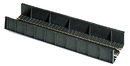 Atlas HO 885 65' Through Plate-Girder Bridge, Assembled, With Code 100 Nickel-Silver Rail 9 x 2-5/8" 23 x 6.5cm