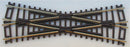 Atlas HO MO572 Code 83 Crossing, Nickel Silver with Brown Ties, 19 Degrees