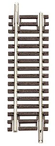 Atlas N 2005 Code 55 Track with Nickel-Silver Rail & Brown Ties, Straight, 2" 5.1cm (6)