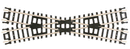 Atlas N 2565 Crossings with Black Ties, 20 Degrees