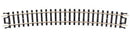 Atlas N 2526 Curved Snap-Track, 19" Radius, Black Ties (6)