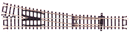 Atlas N 2753 Code 80 Custom Line No. 6 Turnout, Right Hand