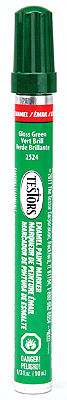 Rust-oleum 2524C Enamel Paint Markers, 1/3oz 9.9mL, Green (Gloss)