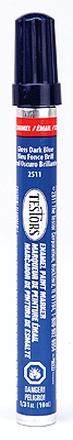 Rust-oleum 2511C Enamel Paint Markers, 1/3oz 9.9mL, Dark Blue (Gloss)